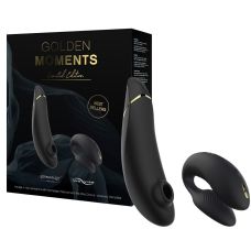 Премиальный подарочный набор секс игрушек черного цвета Womanizer Premium и We-Vibe Chorus 
