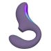 Двойной вибратор клиторально-вагинальный звуковой с вакуумной стимуляцией клитора фиолетовый Lelo Enigma Double Sonic Cyber  Двойной вибратор клиторально-вагинальный звуковой с вакуумной стимуляцией клитора фиолетовый Lelo Enigma Double Sonic Cyber