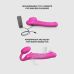 Безременной вибрострапон розового цвета с пультом  ДУ Strap-On-Me Vibrating Fuchsia размер XL Безременной вибрострапон розового цвета с пультом  ДУ Strap-On-Me Vibrating Fuchsia размер XL