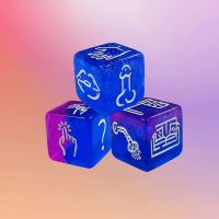 Игральные кубики синего цвета Love To Love Let's Dice