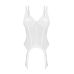 Корсет белого цвета Obsessive Arrowel размер 2XL/3XL