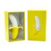Вибратор для точки G и для клитора водонепроницаемый желтый Banana Bliss Mini Silicone Vibrator 10 режимов вибрации