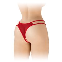 Трусики с открытым доступом красные Fashion Secret Victoria 