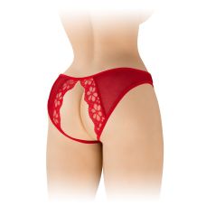 Трусики з відкритим доступом червоні Fashion Secret Ambre