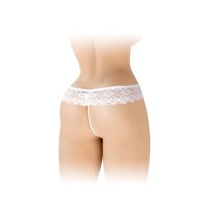Трусики із відкритим доступом білі Fashion Secret Alicia