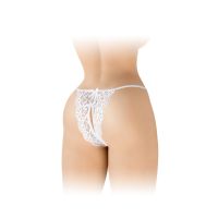 Трусики с открытым доступом белые Fashion Secret Cindy