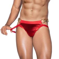 Чоловічі еротичні труси з відкритим доступом червоного кольору JSY модель 9171T One Size