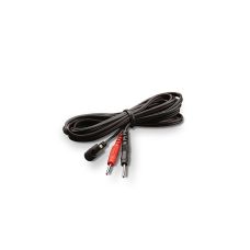 Кабель удлинитель для электростимуляторов черный Mystim lead wires 2 mm plug 1200 мм