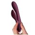 Вибратор кролик вагинальный с отростком для клитора бордового цвета Climaximum Lyanna
