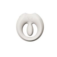 Ерекційне віброкільце на член білого кольору Zalo Apis Ivory