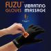 Віброрукавичка ліва чорна FUZU Gloves Vibrating Massage Left Hand 11 режимів