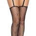 Панчохи в сіточку чорного кольору Leg Avenue Daisy Dot розмір One Size