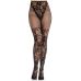 Колготки з сітчастим оздобленням на стегнах чорного кольору Leg Avenue Dahlia Lace розмір One Size Колготки з сітчастим оздобленням на стегнах чорного кольору Leg Avenue Dahlia Lace розмір One Size