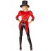 Костюм циркачки для ролевых игр красно черного цвета Leg Avenue Circus Ringmaster Diva размер M Костюм циркачки для ролевых игр красно черного цвета Leg Avenue Circus Ringmaster Diva размер M