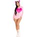 Комбинезон Сладкий мишка для ролевых игр розового цвета  Leg Avenue Sweetheart Bear размер M Комбинезон Сладкий мишка для ролевых игр розового цвета  Leg Avenue Sweetheart Bear размер M