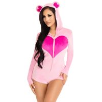 Комбінезон Солодкий ведмедик для рольових ігор рожевого кольору Leg Avenue Sweetheart Bear розмір M