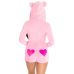 Комбинезон Сладкий мишка для ролевых игр розового цвета  Leg Avenue Sweetheart Bear размер S Комбинезон Сладкий мишка для ролевых игр розового цвета  Leg Avenue Sweetheart Bear размер S