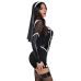 Костюм монашки для рольових ігор чорного кольору Leg Avenue Holy Hottie розмір S