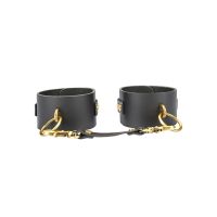 Наручники чорного кольору Liebe Seele Samurai Wrist Cuffs Наручники чорного кольору Liebe Seele Samurai Wrist Cuffs