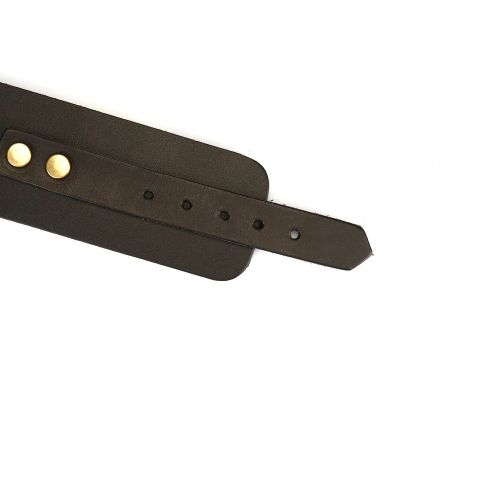 Наручники чорного кольору Liebe Seele Samurai Wrist Cuffs Наручники чорного кольору Liebe Seele Samurai Wrist Cuffs