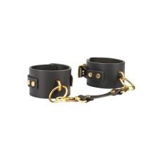 Оковы черного цвета с золотистой фурнитурой Liebe Seele Samurai Ankle Cuffs