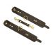 Окови чорного кольору із золотистою фурнітурою Liebe Seele Samurai Ankle Cuffs Окови чорного кольору із золотистою фурнітурою Liebe Seele Samurai Ankle Cuffs