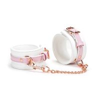 Окови біло рожевого кольору із золотистою фурнітурою Liebe Seele Fairy Leather