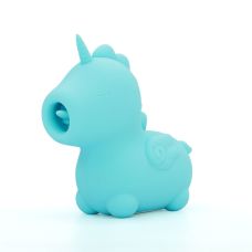 Вібратор однорідка лагідний язичок для клітора блакитного кольору UnihornMount'n Peak