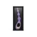 Анальные вибробусы разный диаметр бусин сиреневого цвета LELO Soraya Beads Violet Dusk