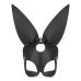 Маска зайчика для ролевых игр черного цвета Bedroom Fantasies Bold Bunny Mask