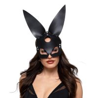 Маска зайчика для рольових ігор чорного кольору Bedroom Fantasies Bold Bunny Mask