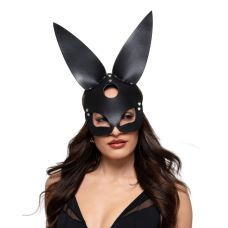Маска зайчика для ролевых игр черного цвета Bedroom Fantasies Bold Bunny Mask