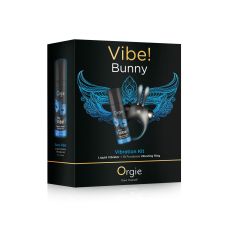 Подарунковий набір рідкий вібратор та ерекційне віброкільце Orgie Vibe Bunny