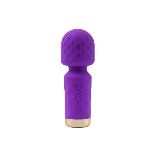 Вібромасажер Ванд міні фіолетовий BMS Factory M’Lady Mini Vibrating Wand