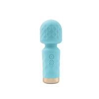Вибромассажер Ванд мини бирюзовый BMS Factory M’Lady Mini Vibrating Wand 
