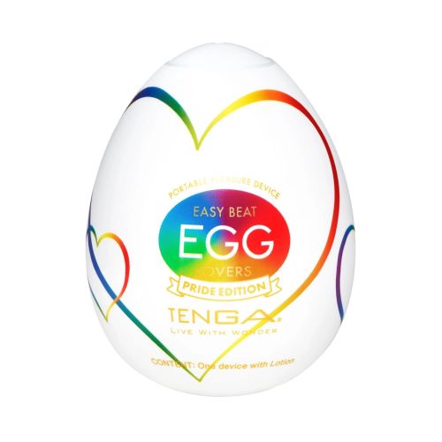 Мастурбатор яйце для чоловіків білий Tenga Egg Lovers Pride Edition