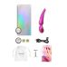 Вибратор для стимуляции клитора с вращением на 360° имитируя оральный секс розового цвета Love To Love Pleaser Iridescent Berry