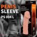 Насадка на член с пупырышками телесного цвета Kokos Penis Sleeve PS 004 размер L
