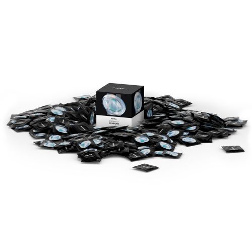 Презервативы из натурального латекса со смазкой на водной основе Satisfyer Premium Condoms ширина 53 мм 100 штук