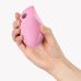 Вакуумный стимулятор для клитора розового цвета Fun Factory Delicia 11 режимов работы