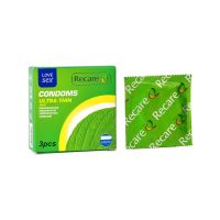 Презервативы ультратонкие аромат мята Recare Ultra Thin Mint Condoms 3 штуки