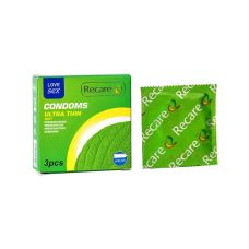 Презервативы ультратонкие аромат мята Recare Ultra Thin Mint Condoms 3 штуки