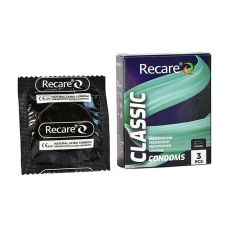 Презервативы классические Recare Classic Condoms Holographic 3 штуки