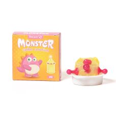 Презерватив желтый с шариками и усиками Recare Monster Spike Condom