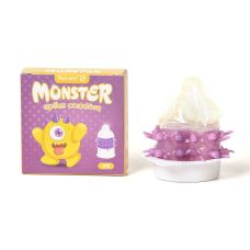 Презерватив желтый с рядами пупырышков и шипов Recare Monster Spike Condom