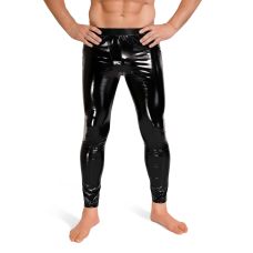 Лаковані чоловічі штани колір чорний Art of Sex Matthias розмір M