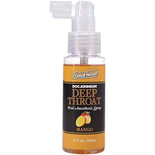 Спрей для глубокого орального секса со вкусом манго Doc Johnson GoodHead DeepThroat Spray 59 мл 
