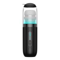 Автоматический смарт-мастурбатор с имитацией фрикций черный Kaotik Labs The Shockwave режим edging