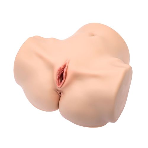 Мастурбатор полуторс очень реалистичный вагина + анус телесного цвета Naked Factory LAURA