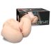Мастурбатор напівторс вузький вхід дуже реалістичний вагін + анус тілесного кольору Naked Factory SCARLET
